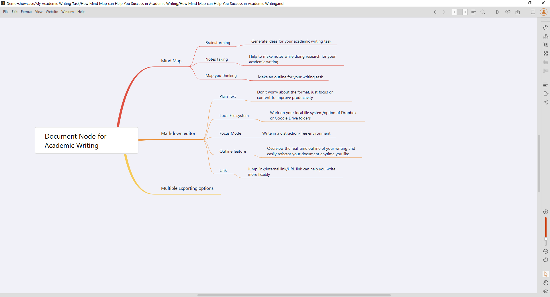 generate ideas with Mind Map